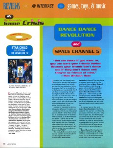 space channel 5 review dance dance revolution